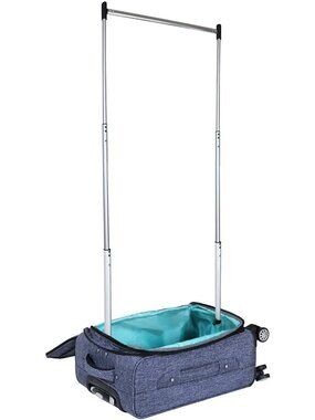 Lightweight Dance Bag with Garment Rack & Spinner Wheels, 22" Carry-On for